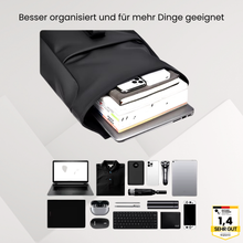 Load image into Gallery viewer, TerraX - ergonomischer, wasserdichter Rucksack mit großer Staufläche für Laptops und Utensilien