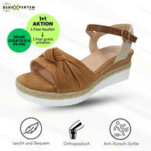 Load image into Gallery viewer, OrthoLuna - orthopädische schmerzlindernde Sandalen für mehr Komfort - Sonderaktion 1+1 Gratis