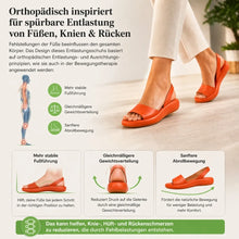 Lade das Bild in den Galerie-Viewer, OrthoSandale — Komfort-Sandalen | Rutschfest & Federleicht