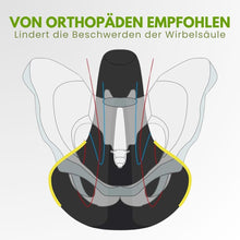 Load image into Gallery viewer, Cloudsattel - orthopädischer schmerzlindernder Radsattel für alle Fahrräder