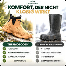 Lade das Bild in den Galerie-Viewer, ThermoBoots – Wasserdichte Allwetter-Ganzjahresstiefel | Rutschfest & Schmerzlindernd | 1-€ Aktion