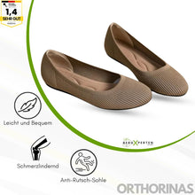 Load image into Gallery viewer, Orthorinas - ergonomische schmerzlindernde Ballerinas

