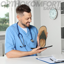 Load image into Gallery viewer, OrthoKomfort - Damen ergonomische schmerzlindernde Komfort-Sandalen
