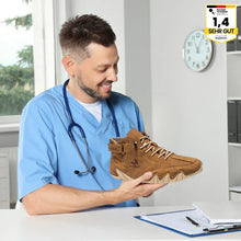Lade das Bild in den Galerie-Viewer, Alpaka – orthopädische, wasserdichte &amp; rutschfeste Leder-Barfußschuhe