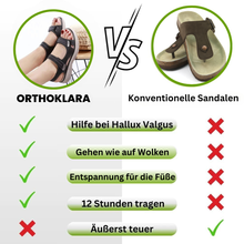 Load image into Gallery viewer, OrthoKlara - ergonomische,  schmerzlindernde &amp; rutschfeste Sandalen für Damen - Sonderaktion 1+1 Gratis
