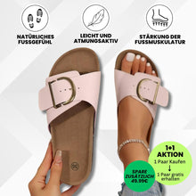Load image into Gallery viewer, OrthoMia - Schmerzlindernde Kork-Sandalen mit Schnallenriemen-Design für Damen - Sonderaktion 1+1 Gratis
