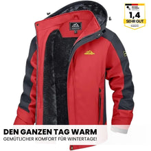 Load image into Gallery viewer, Hochwertige Herren-Outdoorjacke mit Kapuze – Wasserdicht, winddicht und warm gefüttert für Herbst und Winter
