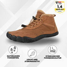 Load image into Gallery viewer, OrthoThermo - schmerzlindernde, wasserabweisende &amp; gefütterte Barfußschuhe
