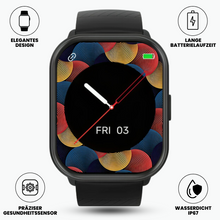 Lade das Bild in den Galerie-Viewer, Fitpro Ultra Smartwatch für iOS/Android Handys mit Echtzeit Herzfrequenzmesser, Blutdruck-/Sauerstoff-Tracker