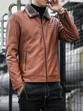 Load image into Gallery viewer, PrimeLeather – Exklusive Herren-Lederjacke für Herbst und Winter
