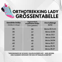 Lade das Bild in den Galerie-Viewer, OrthoTrekking Lady – ergonomische, entlastende Trekking- &amp; Wanderschuhe – speziell für Damen