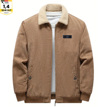 Load image into Gallery viewer, Herren-Cordjacke mit Fleece-Futter für den Winter

