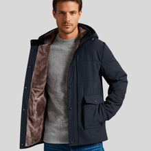 Load image into Gallery viewer, ThermoMax - Herren-Kapuzenjacke für den Winter – Dick gefütterter, lässiger Windbreaker mit Taschen
