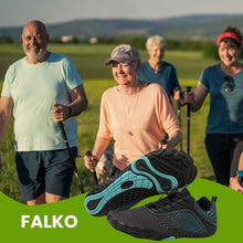 Lade das Bild in den Galerie-Viewer, FALKO – ergonomische, entlastende &amp; wasserabweisende Barfußschuhe für sicheres, gelenkschonendes Gehen für Senioren
