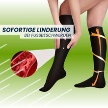 Load image into Gallery viewer, Caresocks orthopädische Kompressionsstrümpfe - verhindert Krampfadern &amp; entlastet müde Füße
