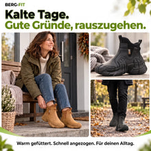 Lade das Bild in den Galerie-Viewer, ThermoBoots – Wasserdichte Allwetter-Ganzjahresstiefel | Rutschfest &amp; Schmerzlindernd